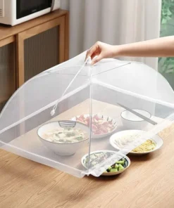 Couverture alimentaire en maille pliable et lavable, couverture de Tables anti-insectes, couvre-vaisselle de protection, accessoires de rangement de cuisine à domicile