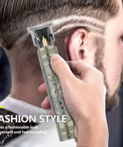 Ensemble de machine à couper les cheveux rétro T9 pour hommes, tondeuse à vestes, rasoir électrique pour hommes, Lence Pro Barber, rasoir pour zones sensibles, original – Image 4