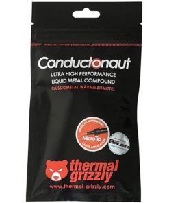 Pâte thermique en métal liquide Grizzly Conductonaut 73W/mk pour refroidir la CPU GPU PS5 & Ordinateurs – Image 5
