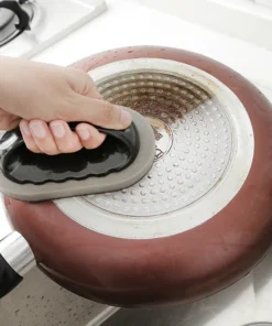Éponge magique émeri, brosse, lingette, gomme, nettoyeur, cuisine, bain, rouille, forte décontamination, outils de nettoyage avec poignée, outils ménagers – Image 3