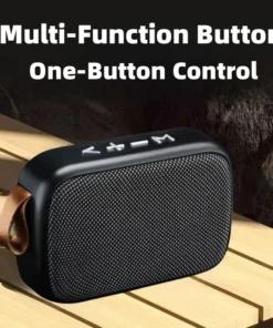 Alternative view of Enceintes portables d'extérieur Bluetooth 5.0 Mini Oxford, colonne sans fil, lecteur de musique stéréo 3D, son surround Hi-Fi