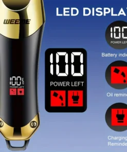 Tondeuse à cheveux électrique Vintage T9 pour hommes, tondeuse à barbe/Machine de coupe de cheveux Rechargeable avec Kit de tondeuse à cheveux pour le nez, cadeau pour petit ami – Image 4