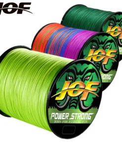 JOF-Ligne de pêche tressée en PE à 4 brins, 300/100m, fil de pêche durable, multimessieurs