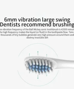 Brosse à dents électrique ultrasonique, Mode Six vitesses, cheveux doux pour la maison, chargement USB, nettoyeur de dents étanche pour adulte, ensemble automatique pour Couple – Image 3