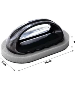 Éponge magique émeri, brosse, lingette, gomme, nettoyeur, cuisine, bain, rouille, forte décontamination, outils de nettoyage avec poignée, outils ménagers – Image 6