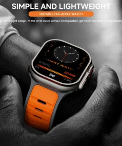 Pour Iwatch série 11 10 9 8 7 6 5 4 SE3 Ultra 1 2 bracelet en Silicone bracelet de sport pour Apple Watch 49mm 46mm 45mm 44mm 42mm 41mm 40mm – Image 3