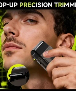 ENCHEN MS003 rasoir à feuille compacte avec tondeuse de précision POP-UP type-c charge avec indicateur 7000 tr/min moteur fort – Image 5