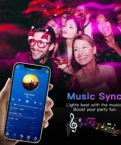 Bande lumineuse LED Bluetooth intelligente SMD 5050, télécommande, ruban flexible, lampe à diode, rétroéclairage TV, salle de jeu, décoration d'intérieur – Image 3