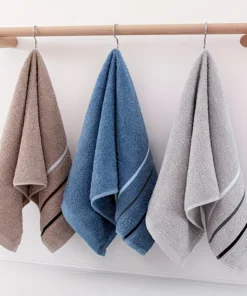 1 paquet de serviettes douces et absorbantes de qualité supérieure - Convient pour une utilisation domestique, serviettes de bain et serviettes pour le visage dans une variété de couleurs. – Image 4