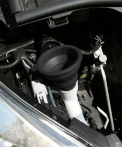 Entonnoir universel pour liquide en silicone, pliable et portable, pour voiture, eau chaude – Image 3