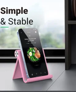 Alternative view of Support de téléphone réglable, pliable et portable, support de téléphone de bureau universel pour iPhone, Samsung