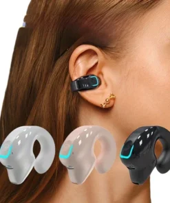 Écouteurs sans fil Bluetooth à conduction osseuse de haute qualité TWS, avec micro, pour le sport et réduction du bruit