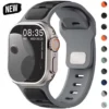 Pour Iwatch série 11 10 9 8 7 6 5 4 SE3 Ultra 1 2 bracelet en Silicone bracelet de sport pour Apple Watch 49mm 46mm 45mm 44mm 42mm 41mm 40mm