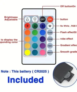 Bande lumineuse LED Bluetooth intelligente SMD 5050, télécommande, ruban flexible, lampe à diode, rétroéclairage TV, salle de jeu, décoration d'intérieur – Image 4