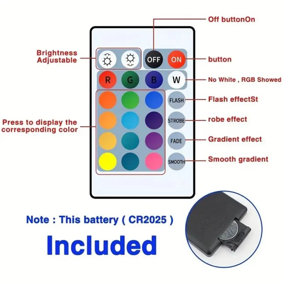 Bande lumineuse LED Bluetooth intelligente SMD 5050, télécommande, ruban flexible, lampe à diode, rétroéclairage TV, salle de jeu, décoration d'intérieur – Image 4